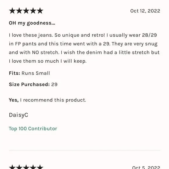 FREE PEOPLE SERENA FLARE LOW RISE JEANS NWT 31 & 32 left - Picture 9 of 14